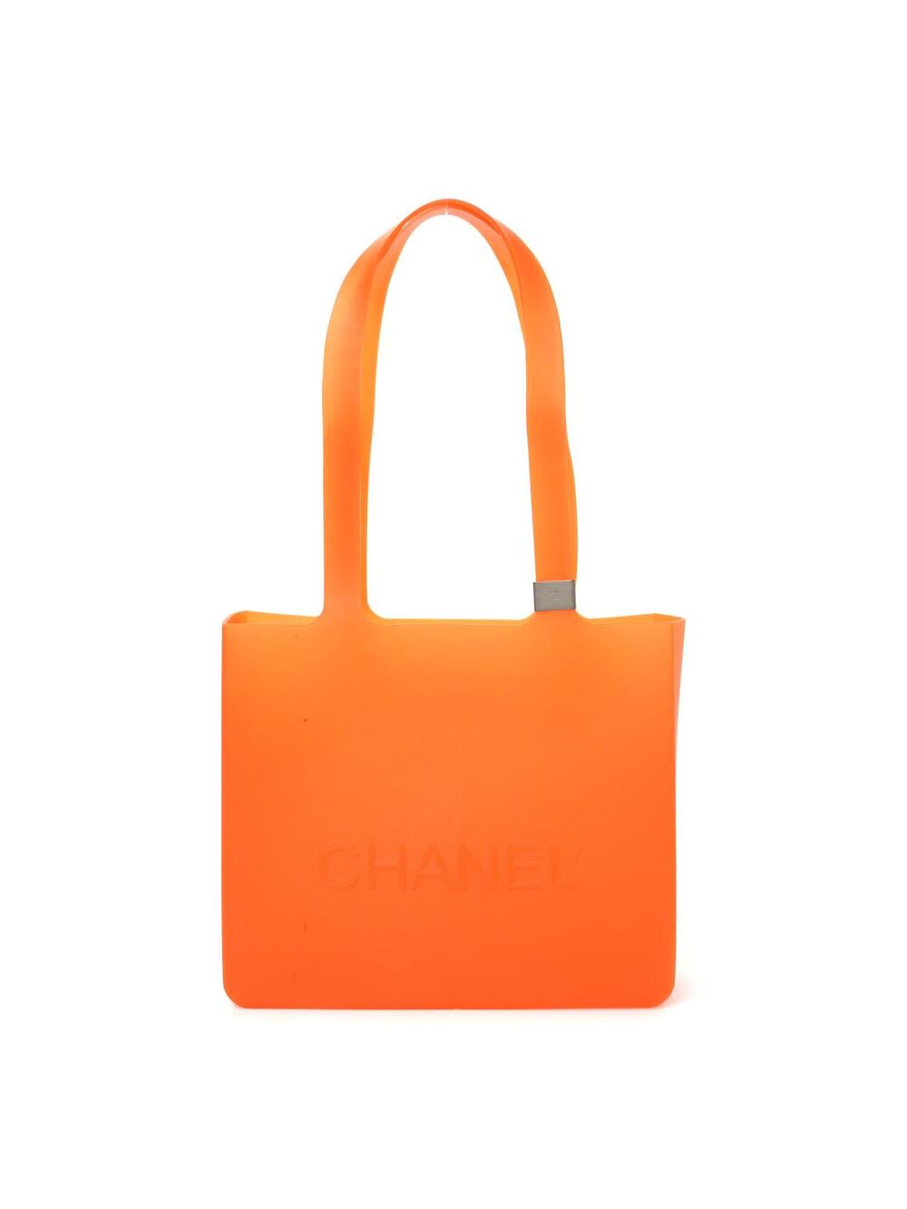 Chanel Jelly Rubber Tote Orange #319521C79B